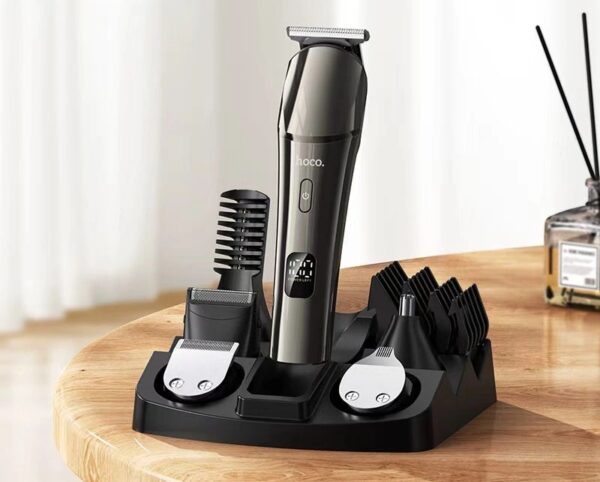 Hoco HP26 Multi-function electric clipper grooming set metal gray