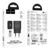 Hoco N76 Star single port PD25W charger(EU) black