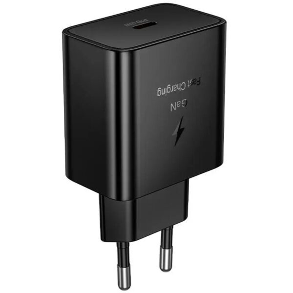 Hoco N77 Star single port PD45W charger set(C to C)(EU) black