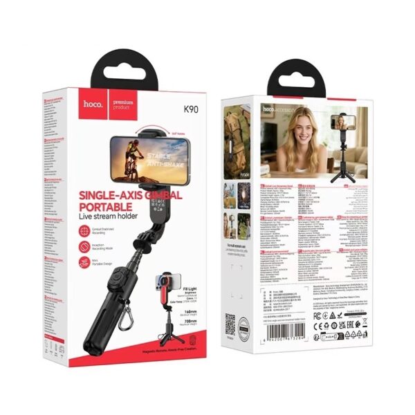 Hoco K90 Feliz single-axis live broadcast holder black