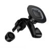 Hoco H99 Crown magnetic car holder(headrest) black metal gray
