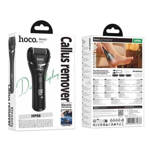 Hoco HP90 electric foot dermabrasion device black