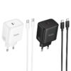 Hoco N83 Profit single port PD40W charger(EU) black
