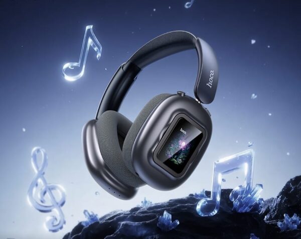 Hoco ESD23 Lasting ANC BT headphones with display black