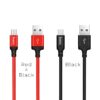Hoco X14 Times speed lightning charging cable,(L=1M) red&black