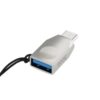 6957531070276 Hoco UA9 Type-C OTG adapter pearl nickel