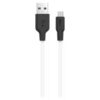 6957531071389 Hoco X21 Silicone micro charging cable black&white