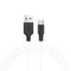 Hoco X21 Silicone Type-C charging cable black＆white