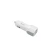 6957531078012-2 Hoco Z23 grand style dual-port car charger set with lightning cable white
