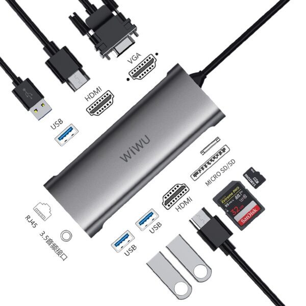 Wiwu Alpha A11312H Hub gray