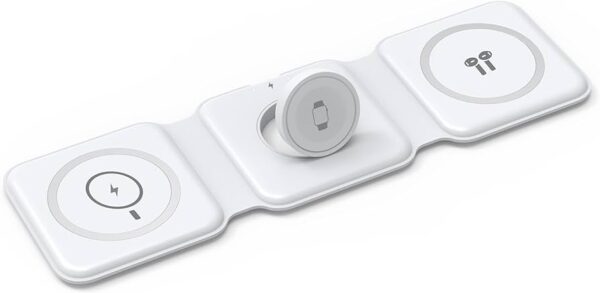 6973218946733-2 Wiwu Foldable 3 in 1 Cableless Charger M6 White