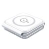 6973218946733-3 Wiwu Foldable 3 in 1 Cableless Charger M6 White
