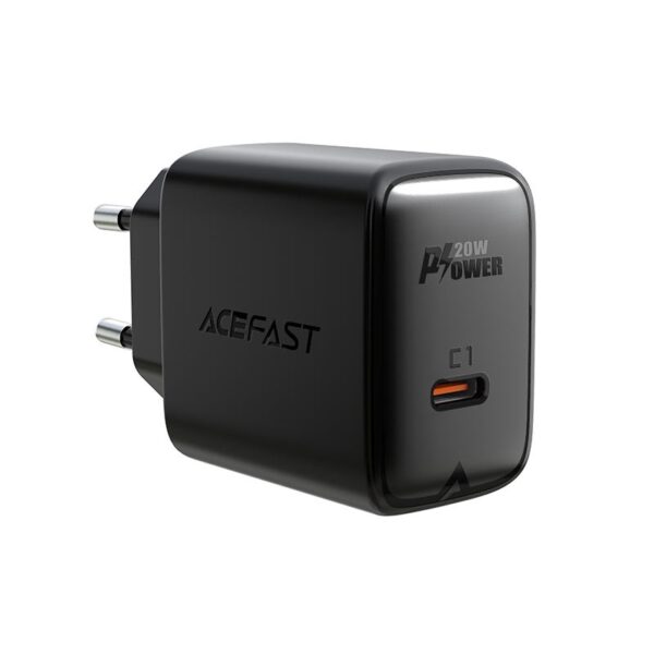 ACEFAST A1 PD20W single USB-C charger,black(EU)