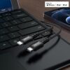ACEFAST C1-01 USB-C to Lightning aluminum alloy charging data cable,black