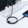 ACEFAST C1-02 USB-A to Lightning aluminum alloy charging data cable,black