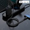 ACEFAST C1-02 USB-A to Lightning aluminum alloy charging data cable,black