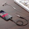 ACEFAST C1-05 Lightning to 3.5mm aluminum alloy headphones adapter cable,black