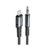 ACEFAST C1-06 Lightning to 3.5mm aluminum alloy audio cable gray