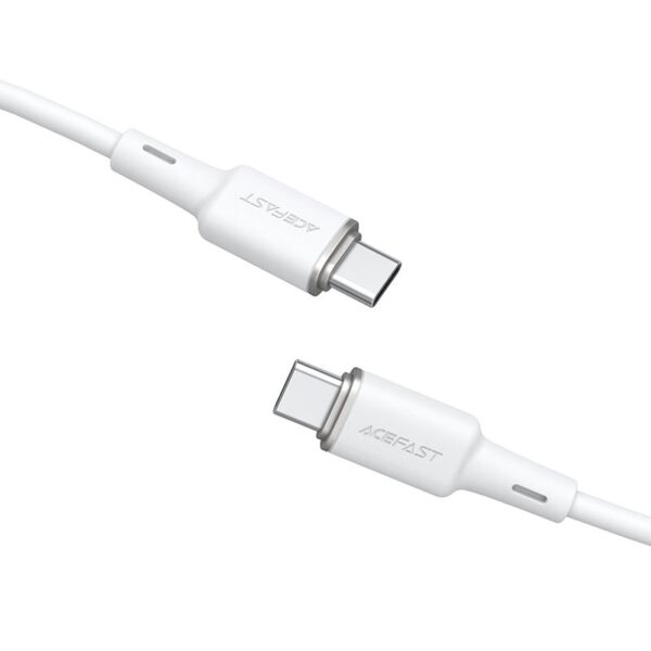 ACEFAST C2-03 USB-C to USB-C zinc alloy silicone charging data cable,black