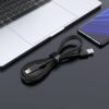 ACEFAST C2-04 USB-A to USB-C zinc alloy silicone charging data cable,black