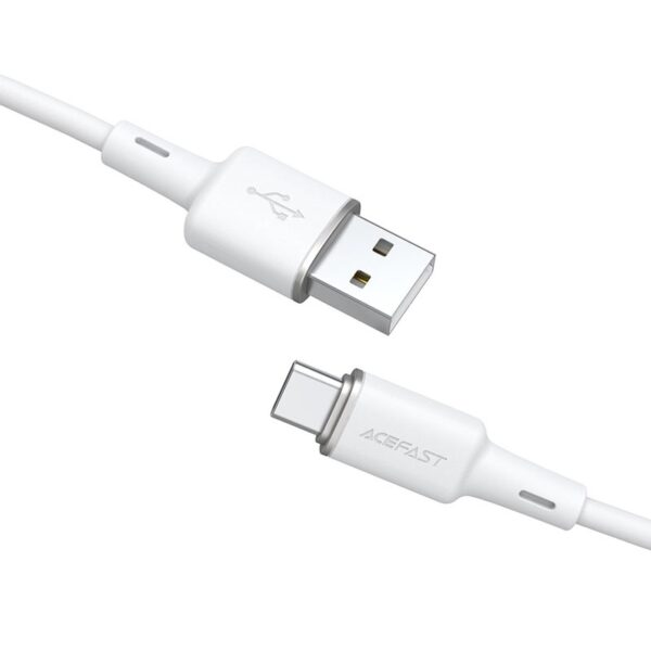 ACEFAST C2-04 USB-A to USB-C zinc alloy silicone charging data cable,black