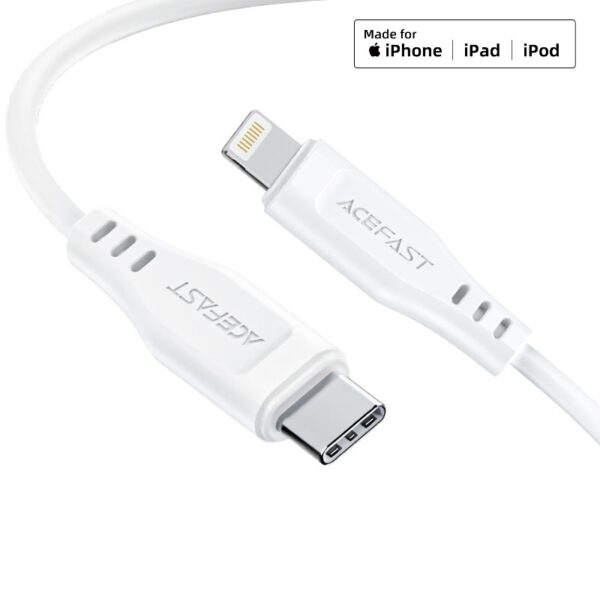 ACEFAST C3-01 USB-C to Lightning TPE charging data cable,black