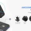 ACEFAST E3 desktop three-in-one wireless charging stand,black