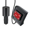 ACEFAST B8 digital display car HUB charger,black