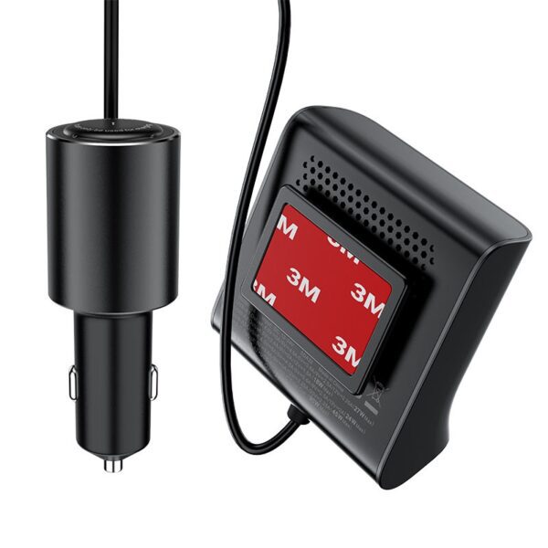 ACEFAST B8 digital display car HUB charger,black