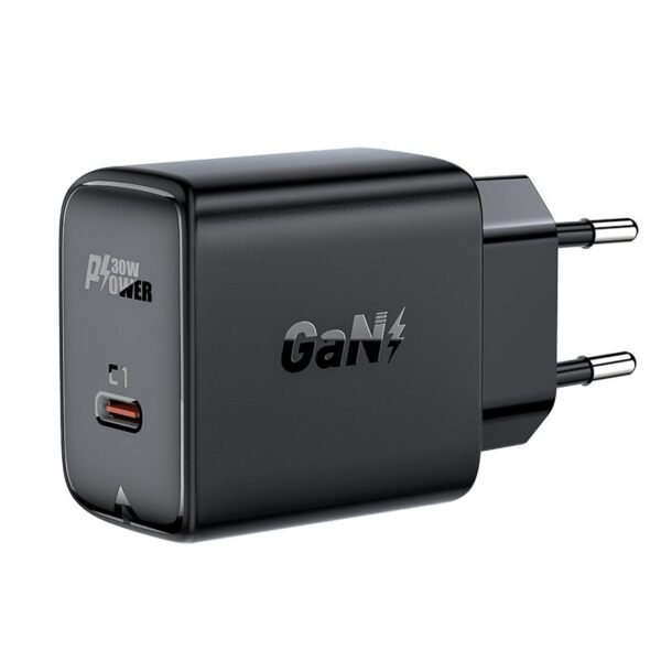 ACEFAST A21 PD30W GaN single USB-C charger,black (EU)