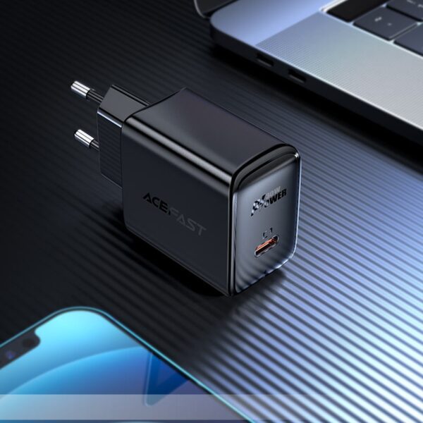 ACEFAST A21 PD30W GaN single USB-C charger,white (EU)