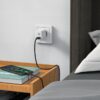 ACEFAST A25 PD20W (USB-C+USB-A) dual port charger,white (EU)