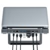 ACEFAST E5 PLUS USB-C multifunctional stand HUB for laptop,space gray