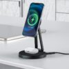 ACEFAST E8 desktop 2-in-1 wireless charging holder,black
