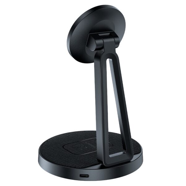 ACEFAST E8 desktop 2-in-1 wireless charging holder,black