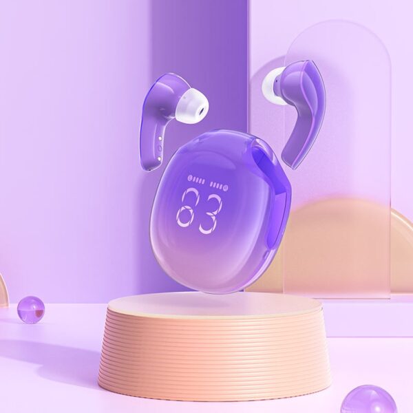 ACEFAST T9 Crystal (Air) color bluetooth earbuds,avocado green