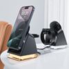 ACEFAST E17 desktop 3-in-1 wireless charging holder,black