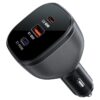 ACEFAST B14 165W (2*USB-C+USB-A) 3-port car charger,black