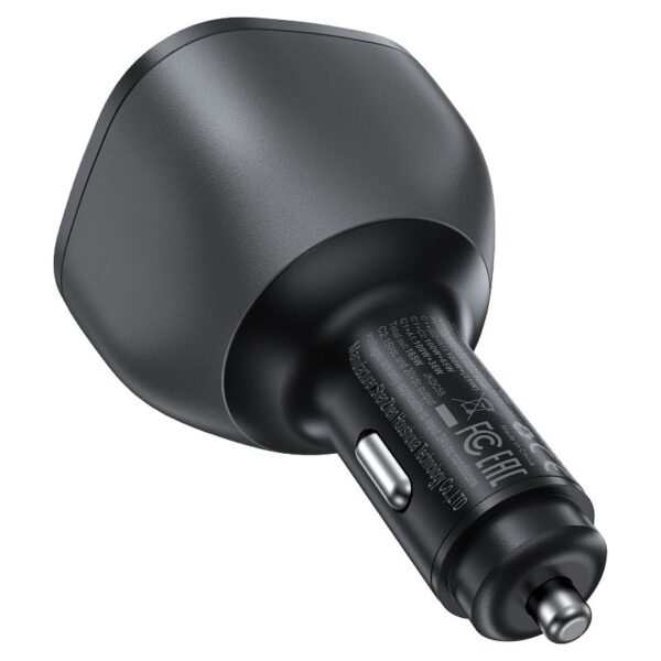 ACEFAST B14 165W (2*USB-C+USB-A) 3-port car charger,black