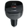 ACEFAST B14 165W (2*USB-C+USB-A) 3-port car charger,black