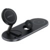 ACEFAST E19 Qi2 desktop 3-in-1 wireless charging holder,black