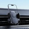 AceFast D56 one-key lock car holder for air vent black