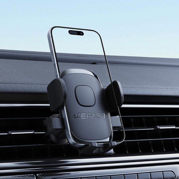 AceFast D56 one-key lock car holder for air vent black