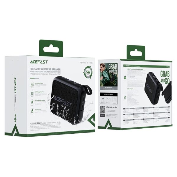 AceFast K4 Go portable wireless speaker black