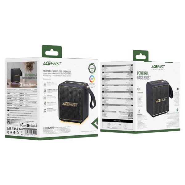AceFast K3 Nano portable wireless speaker black