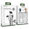 6974316285335-2 AceFast L10 USB-C in-ear silicone wired earphones with mic black