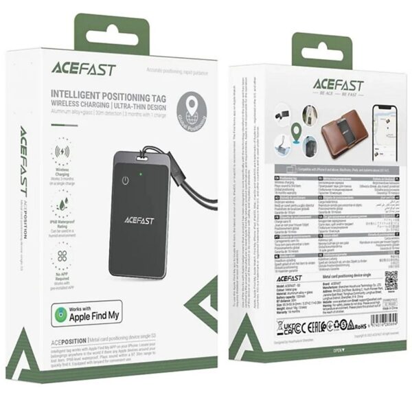 AceFast S3 metal card positioning device single metal gray metal gray