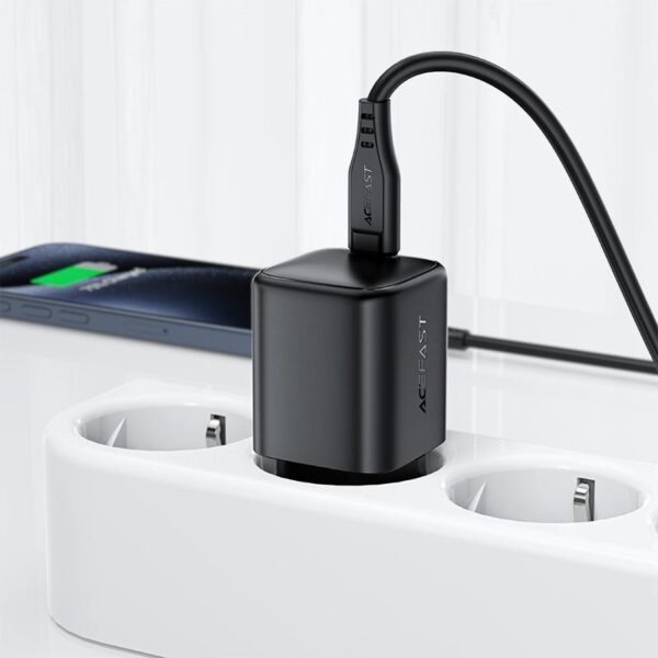 AceFast A134 PD67W mini GaN USB-C fast charger black (EU) black