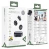 AceFast R3 wireless lavalier microphone,black black