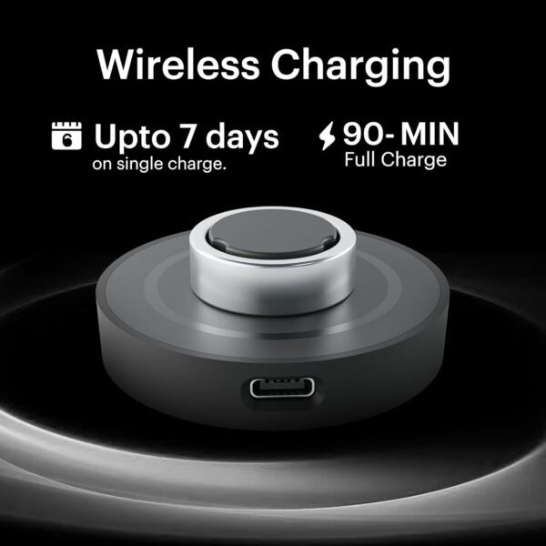 XO RS01 Smart Ring size 10 Inner diameter 19.9mmTitanium alloy Black